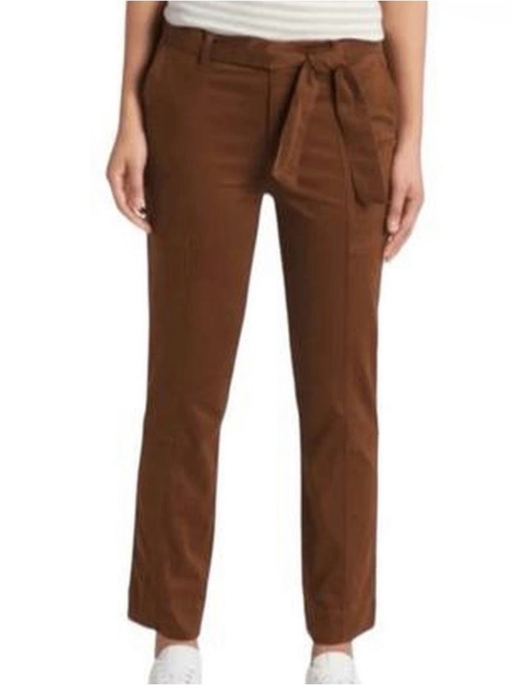 Kut from the Kloth Dk Caramel Reese Utility Pant NWT Sz 10 Belted